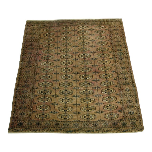 1900s Antique Bochara Rug For Sale