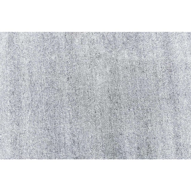 Early 21st Century Modern Flatweave Solid Light Gray Handmade Rug "Bruma" by Doris Leslie Blau For Sale - Image 5 of 8