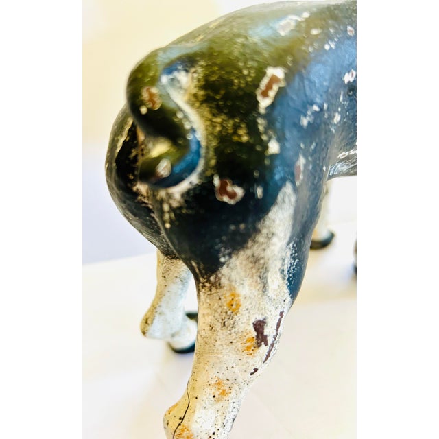 Paper French Papier-Mâché Bulldog For Sale - Image 7 of 8