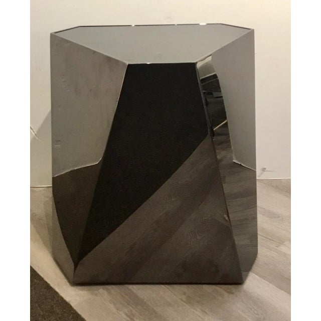 Caracole Caracole Modern Deep Bronze Contempo Side Table For Sale - Image 4 of 4