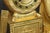 19th C. Large French Empire Bronze Gilded Ormolu Figural Clock For Sale - Image 16 of 17