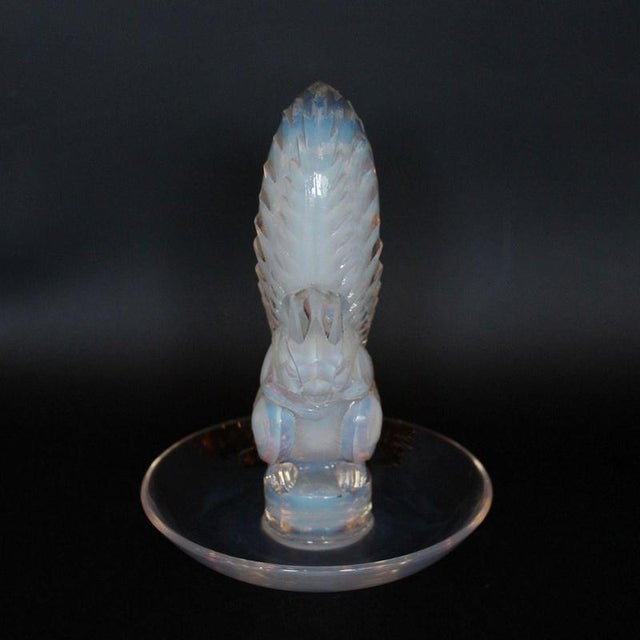 Glass Squirrel Ashtray, 1930s For Sale - Image 4 of 10
