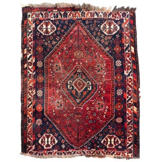 Small Vintage Shiraz Rug For Sale