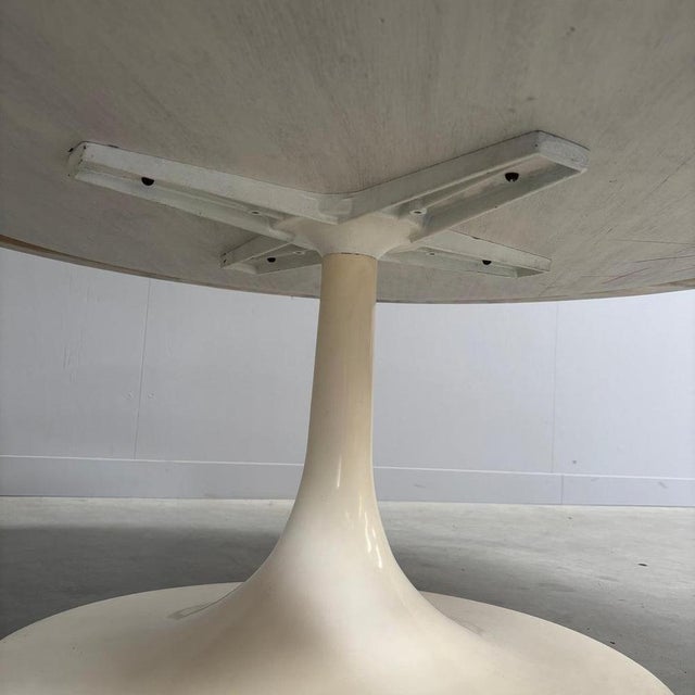 Large Marble Tulip Coffee Table, 1960s For Sale - Image 10 of 13