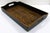 Antique Japanese Kanji Calligraphy Wood Serving Tray Obon With Stamp Signature For Sale - Image 4 of 11