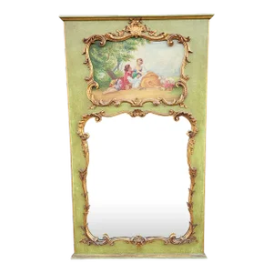 Vintage D.Milch & Son Trumeau Style Mirror