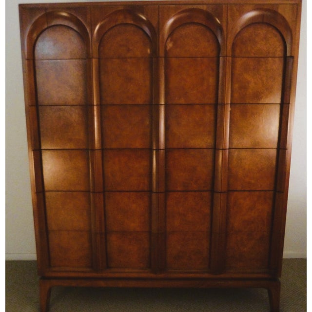 Brown 1963 Thomasville Byzantium “Hollywood Regency Edition” Complete Bedroom Suite For Sale - Image 8 of 14