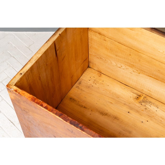 Antique Vermont Grain Painted Blanket Chest For Sale - Image 11 of 18