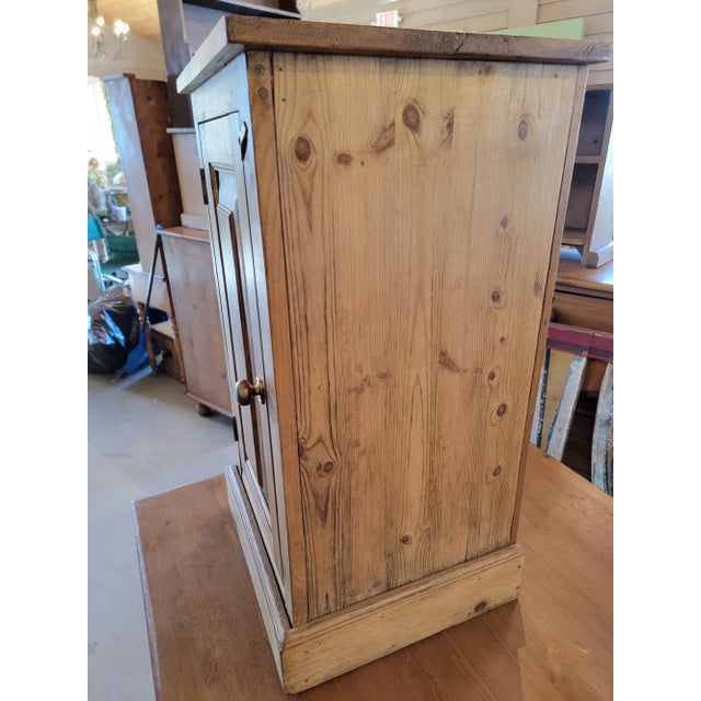 Antique Pine Small Cupboard From England For Sale - Image 4 of 10