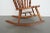 Vintage Carved Oak Rocking Chair For Sale - Image 10 of 14