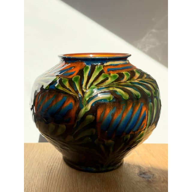 Glazed Earthenware Vase by H.A. Kähler, 1920 For Sale - Image 6 of 6