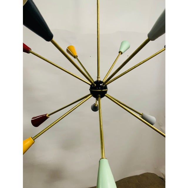 Stilnovo Sputnik Hanging Lamp from Stilnovo, 1950s For Sale - Image 4 of 11