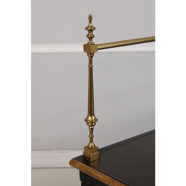 Theodore Alexander Regency Style Black & Gold Sideboard For Sale - Image 14 of 18