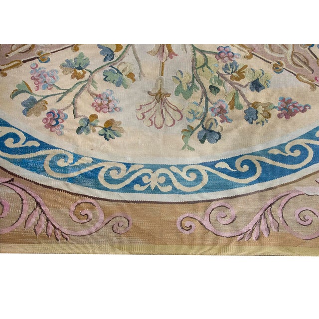 Early 20th Century Early 20th Century Aubusson Rug For Sale - Image 5 of 13