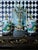Ceramic 1950s Hand-Painted Japanese Porcelain Tabletop Lamps Pair Court Ladies, Large 32"h For Sale - Image 7 of 18