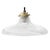 Hanging Lamp in Clear Pressed Glass by Holophane For Sale - Image 8 of 8