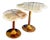 White Onyx Nesting Tables by Forzini, Set of 2 For Sale