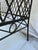 Black Vintage Lattice Iron Outdoor Bench For Sale - Image 8 of 13