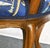 Vintage Pretzel Back Wood Chairs With New Statement Upholstery- A Pair For Sale - Image 13 of 18