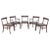 Rungstedlund Chairs in Mahogany by Ole Wanscher, 1950s, Denmark, Set of 5 For Sale - Image 12 of 12
