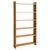 Italian Modular Oak Bookcase, 1970s For Sale