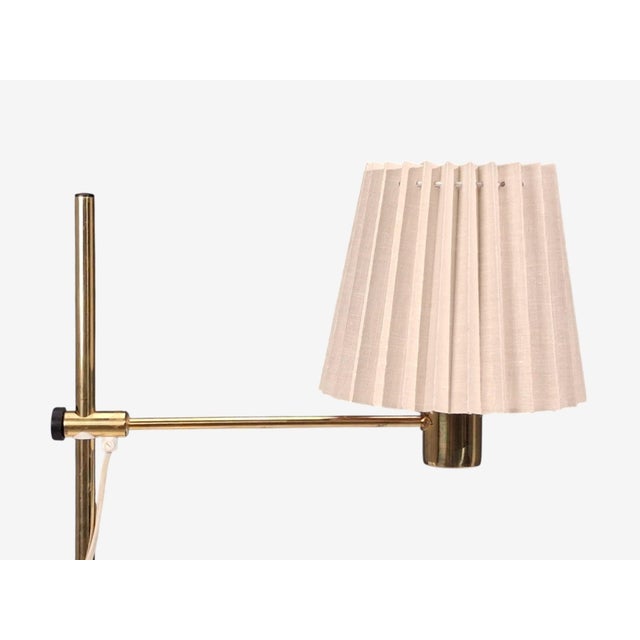 Hans-Agne Jakobsson, Large Adjustable Table Lamp, Polished Brass, Sweden, 1960s For Sale - Image 9 of 16