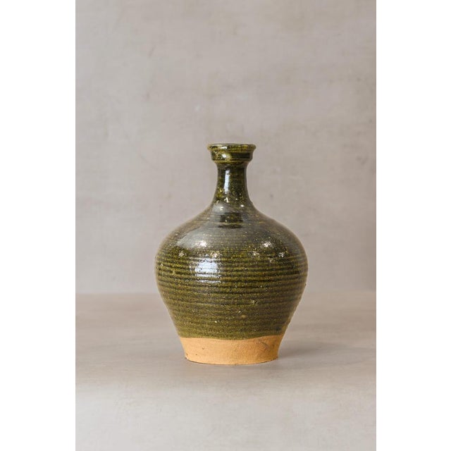 Glazed Bottle Vase For Sale - Image 3 of 6