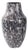 Zynsky Art Glass in Deep Mocha Brown- Short For Sale