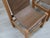 Wood Trestle Beech Writing Desk with Leather Chairs, Italy, 1970s, Set of 3 For Sale - Image 7 of 17