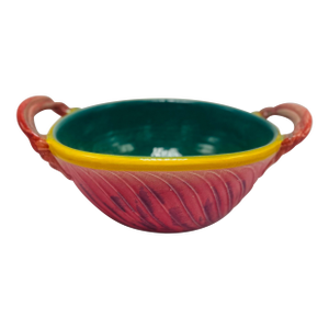 Large Ceramic Bowl With Handles