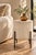 Cream Tuscan Cream Round Side Table 17" For Sale - Image 8 of 8