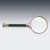 Antique Silver and Spinach Jade Magnifying Glass, 1880s For Sale - Image 3 of 18