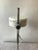 1970s Robert Sonneman Chrome and Painted Metal Table Lamp For Sale - Image 9 of 12