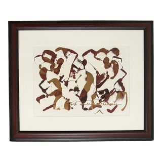 1980s Kamran Khavarani - Untitled Abstract, Oil on Canvas For Sale