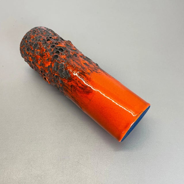 German Glaze Ceramic Studio Pottery Vase from Otto Keramik, 1970s For Sale - Image 17 of 18