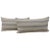 Lavender Modern Lavender and Natural Long Bolster Decorative Pillows - A Pair For Sale - Image 8 of 8