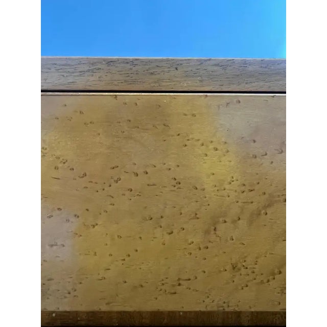 Mid-Century Modern R-Way Birdseye Maple Highboy Chest of 5 Drawers For Sale - Image 13 of 18