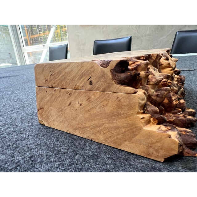 Mid-Century Modern Michael Elkan Studio Birdsye Maple Jewelry Box For Sale - Image 3 of 15