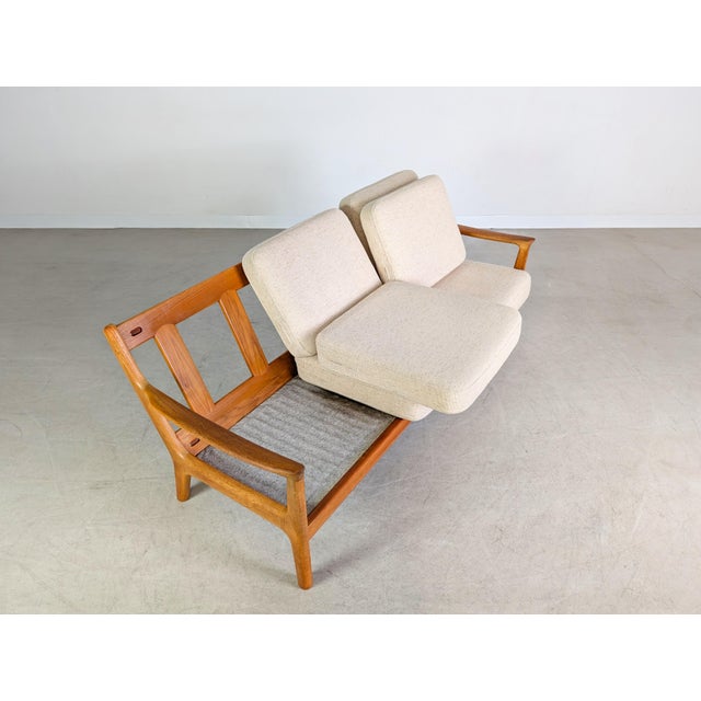 Wood Mid-Century Modern Sofa in Teak from France & Søn For Sale - Image 7 of 11