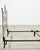 Metal Pair of French Neoclassical Iron Lattice Twin Bed Frames For Sale - Image 7 of 18