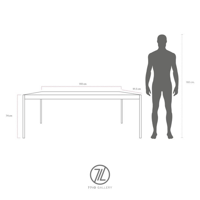 Early Florence Knoll Rosewood Dining Table For Sale - Image 6 of 7