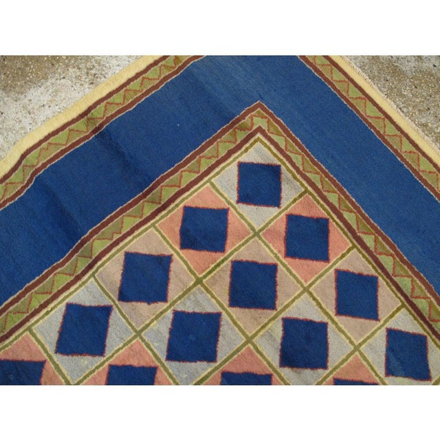 Galerie Shabab Collection Mid-20th Century Handmade Art Deco Style Accent Rug For Sale In New York - Image 6 of 10