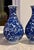 Chinoiserie Blue and White Porcelain Vases - A Pair For Sale - Image 3 of 8