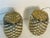 Shabby Chic Vintage Pair Mercury Glass Pineapple Vases Bowls For Sale - Image 3 of 4