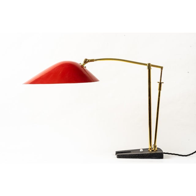 Adjustable Table Lamp by Rupert Nikoll, Vienna, 1950s For Sale - Image 9 of 18