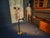 Rare brass floor lamp from Hillebrand. Fully functional, original condition. Lampshade adjustable in all directions. Only...