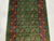 Green Tribal Geometric Hallway Runner Rug With Red and Turquoise Border, 2'9" X 16'1" For Sale - Image 9 of 13