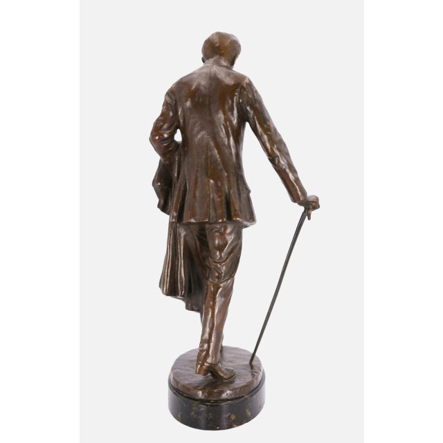 1910s Curt Gitschmann, Gerhart Hauptmann, 1912, Bronze For Sale - Image 5 of 13