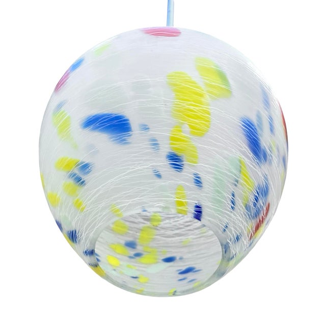 Hanging Lamp, Designed by J. Junek, Zukov, Czechoslovakia, 1960s. For Sale - Image 4 of 12