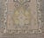Antique Turkish Oushak Runner With Soft Gold and Celadon Geometric Medallions For Sale - Image 9 of 13